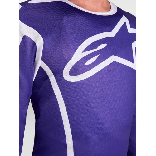 Dres FLUID APEX V2, (tmavomodrá/biela, veľkosť S) /ALPINESTARS/ - obr. 2