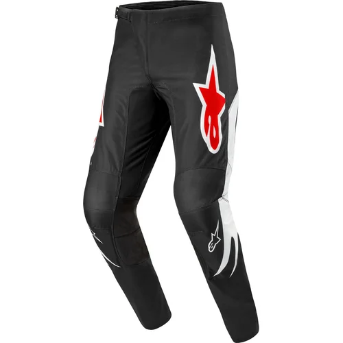 Nohavice FLUID LUCENT ALPINESTARS 3723724-12-36 (čierna/biela/červená, veľkosť 36)