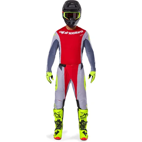 Nohavice TECHSTAR MELT (červená/sivá, veľkosť 36) /ALPINESTARS/ - obr. 2