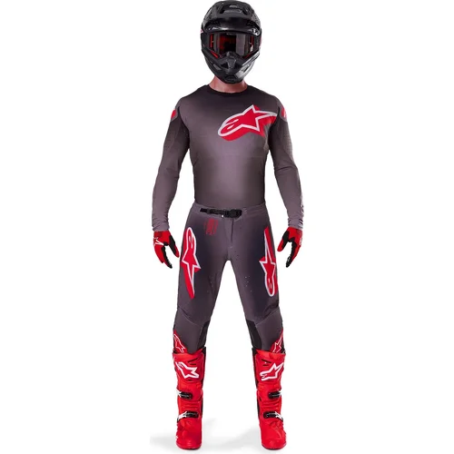 Nohavice SUPERTECH LIPAN (dymovočervená, veľkosť 38) /ALPINESTARS/ - obr. 2