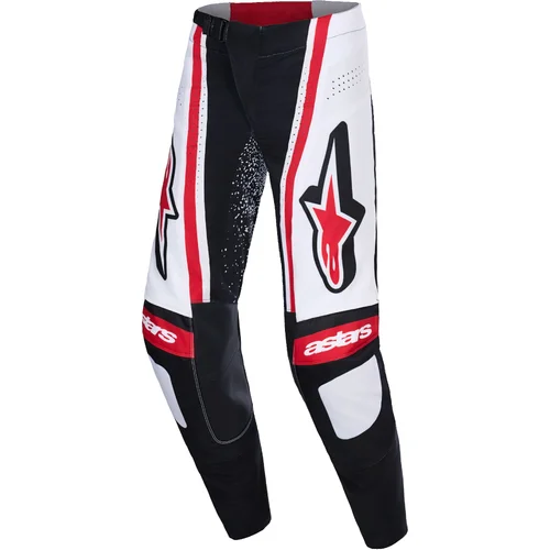 Nohavice TECHSTAR NOMUR ALPINESTARS 3721026-123-36 (čierna/biela/červená, veľkosť 36)