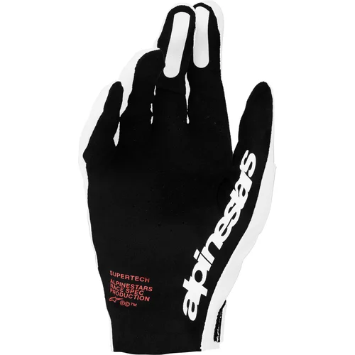 Rukavice SUPERTECH MX (biela/čierna/červená, veľkosť M) /ALPINESTARS/ - obr. 1