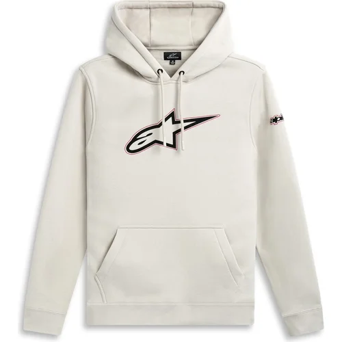 Mikina INSIGNIA HOODIE ALPINESTARS 1215-51600-204-XXL (svetlá off white, veľkosť 2XL)