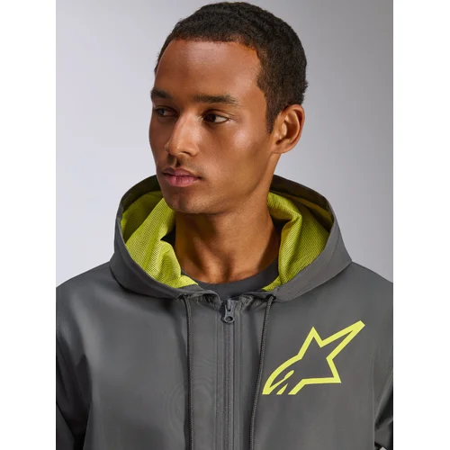 Bunda speeder chromium windbreaker (sivá/žltá fluo, veľkosť L) /ALPINESTARS/ - obr. 3