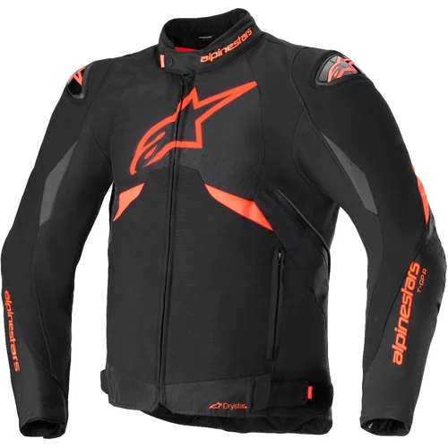 Bunda T-GP R 3 DRYSTAR ALPINESTARS 3205824-1321-L (čierna/červená fluo/biela, veľkosť L)