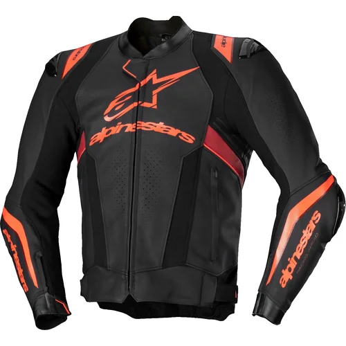 Bunda missile 3 ignition ALPINESTARS 3100325-1365-58 (čierna/červená fluo/tmavočervená, veľkosť 58)