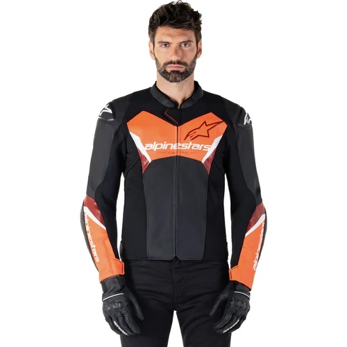 Bunda FASTER 3 (čierna/červená fluo, veľkosť 54) /ALPINESTARS/ - obr. 8