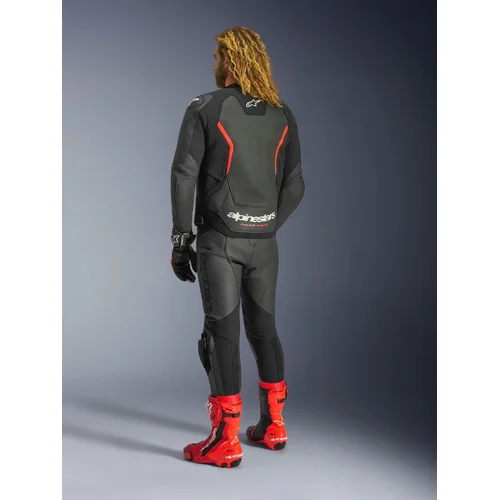 Bunda GP FORCE V2 (čierna/červená fluo/biela, veľkosť 52) /ALPINESTARS/ - obr. 8