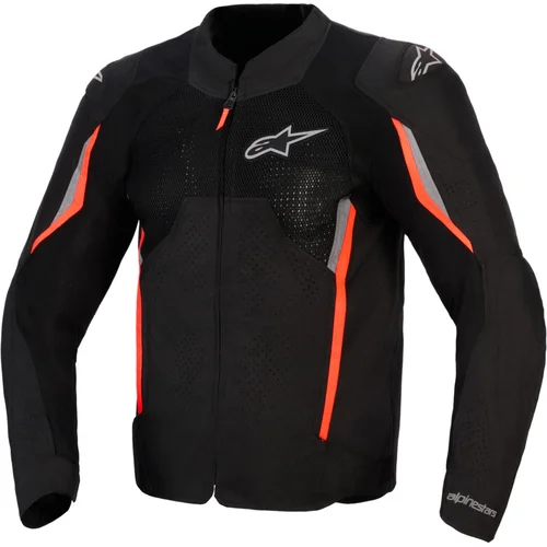 Bunda AST V3 AIR ALPINESTARS 3300426-1051-M (čierna/červená/sivá, veľkosť M)