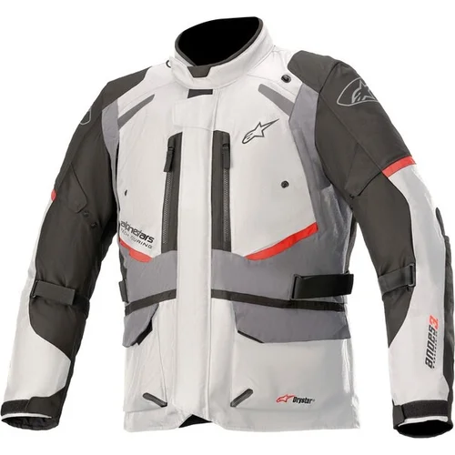 Bunda andes drystar ALPINESTARS 3207521-9037-4XL kompatibilná s TECH-AIR 5, (svetlosivá/tmavosivá/čierna/červená, veľkosť 4XL)