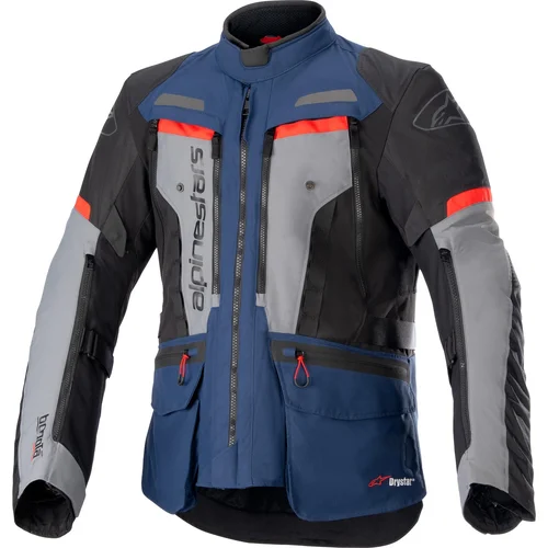 Bunda bogota PRO drystar ALPINESTARS 3207023-7093-L (tmavomodrá/čierna/červená, veľkosť L)