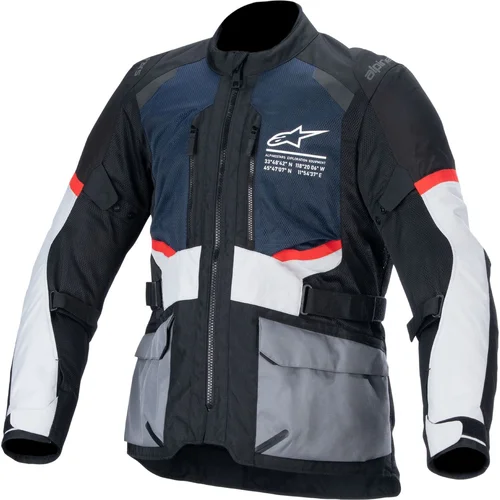 Bunda andes AIR drystar ALPINESTARS 3207924-7029-XXL (tmavomodrá/čierna/svetlosivá, veľkosť 2XL)