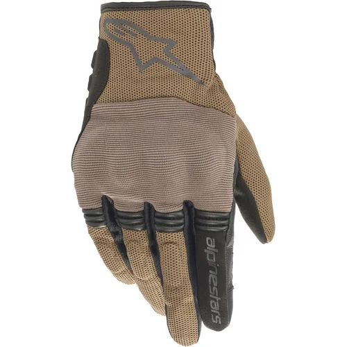 Rukavice COPPER ALPINESTARS 3568420-801-S (piesková hnedá/čierna, veľkosť S)
