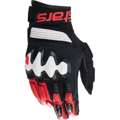 Rukavice HAROK ALPINESTARS 3504822-1304-M (čierna/biela/červená, veľkosť M)