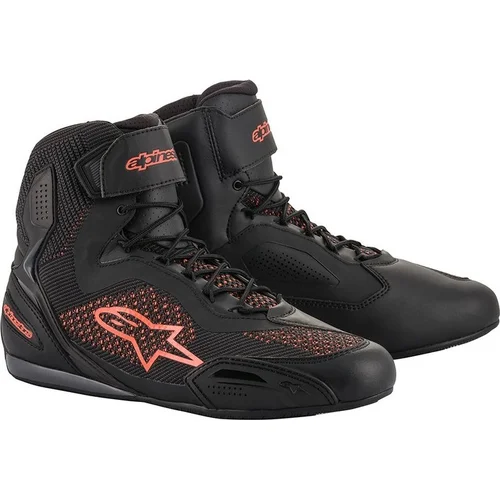 Topánky FASTER-3 RIDEKNIT ALPINESTARS 2510319-1030-7 (čierna/červená fluo, veľkosť 39)