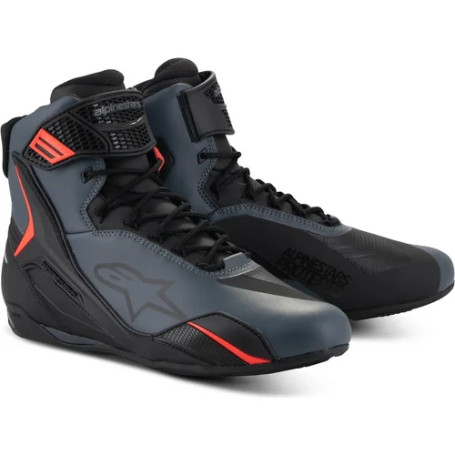 Topánky FASTER-4 ALPINESTARS 2510425-1130-10,5 (čierna/sivá/červená fluo, veľkosť 43,5)