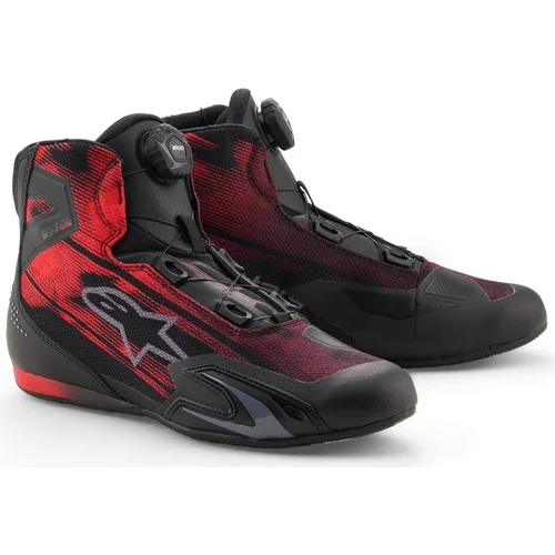 Topánky CELER VENTED ALPINESTARS 2510226-1303-11 (čierna/červená, veľkosť 44)