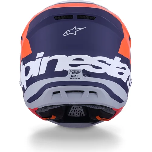 Prilba supertech S-M7 core (oranžová/modrá/biela/matná, veľkosť XS) /ALPINESTARS/ - obr. 2
