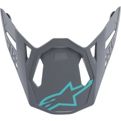 Šilt pre prilby SUPERTECH S-M8 RADIUM, ALPINESTARS (sivá/tyrkysová matná)