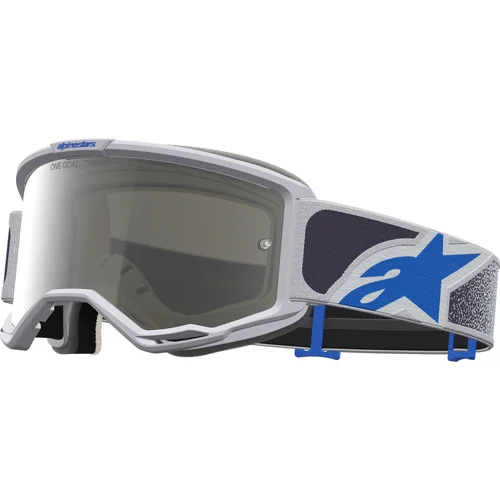 Okuliare VISION 5 DRAG ALPINESTARS 5101727-3244-TU (svetlofialová/modrá, zrkadlové strieborné plexisklo) 2027