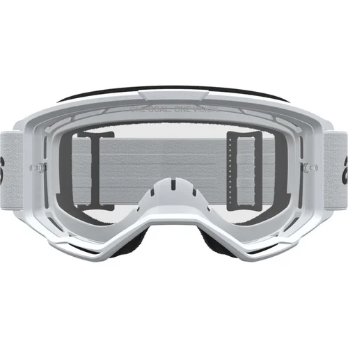 Okuliare VISION 3 WORDMARK (biela/čierna, číre plexisklo) 2027 /ALPINESTARS/ - obr. 2