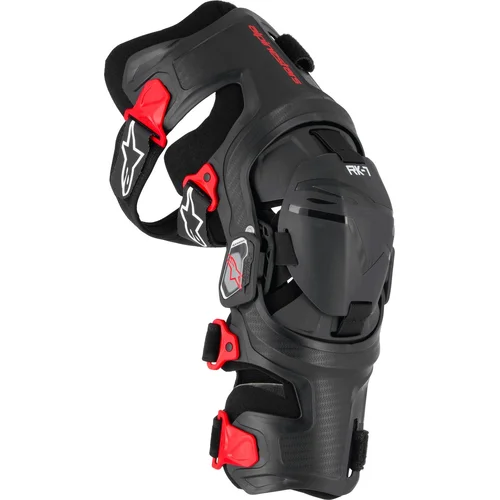 Čierna/červená ALPINESTARS 6500825-13-XL kolenné ortézy RK-7 PLASMA, veľkosť XL, 1 pár)