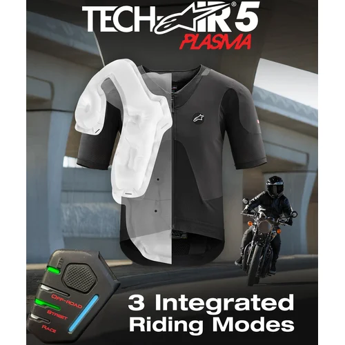 Airbagová vesta TECH-AIR®5 PLASMA systém (čierna, veľkosť L) /ALPINESTARS/ - obr. 13