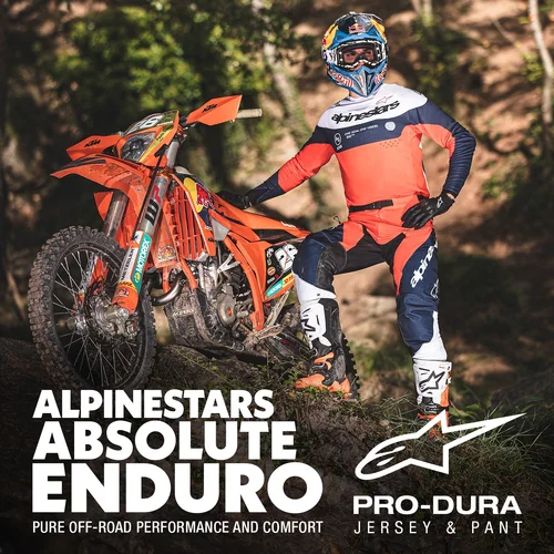 Dres PRO-DURA, (modrá/oranžová/biela, veľkosť M) /ALPINESTARS/ - obr. 3