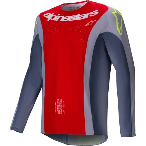 Dres TECHSTAR MELT, ALPINESTARS (červená/sivá, veľkosť L)