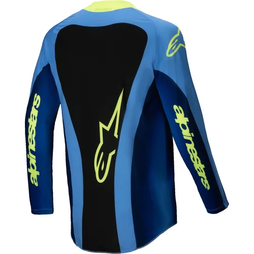 Dres TECHSTAR MELT, (žltá fluo/modrá, veľkosť M) /ALPINESTARS/ - obr. 1