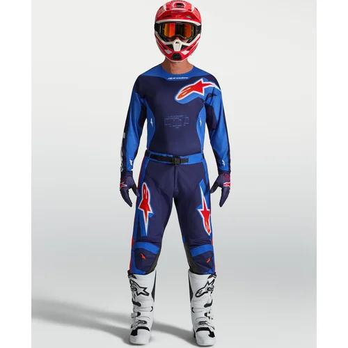 Dres RACER HUNT, (modrá/tmavomodrá/červená, veľkosť M) /ALPINESTARS/ - obr. 2