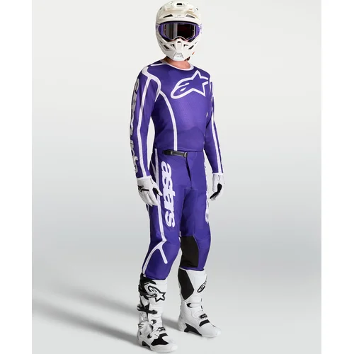 Dres FLUID APEX V2, (tmavomodrá/biela, veľkosť L) /ALPINESTARS/ - obr. 6