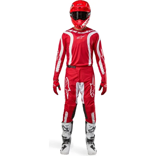Nohavice FLUID LURV (červená/biela, veľkosť 38) /ALPINESTARS/ - obr. 2