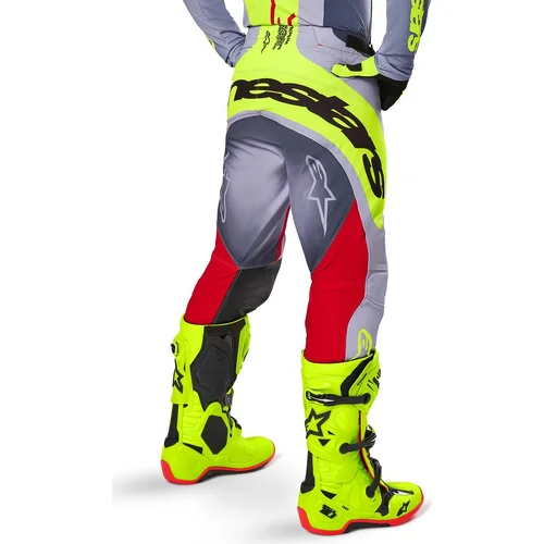 Nohavice TECHSTAR MELT (červená/sivá, veľkosť 36) /ALPINESTARS/ - obr. 7