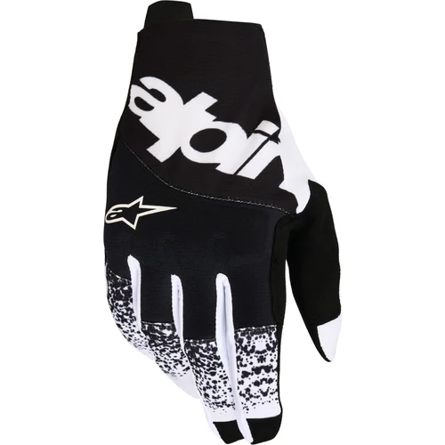 Rukavice TECHSTAR ALPINESTARS 3560125-21-XL (biela/čierna, veľkosť XL)