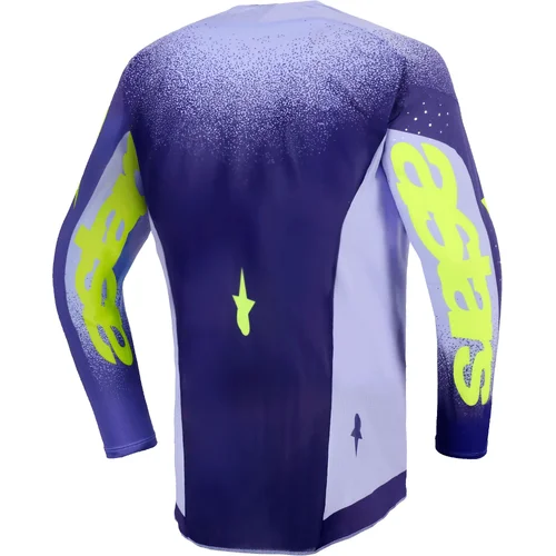 Dres SUPERTECH SCENZ YOUTH, ALPINESTARS, detské (fialová/žltá fluo, veľkosť M) - obr. 1