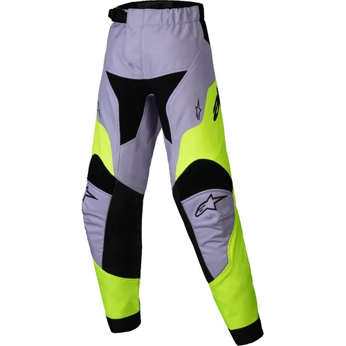 Nohavice RACER VEIL KIDS ALPINESTARS 3710125-9157-20 detské, (sivá/žltá fluo, veľkosť 20)