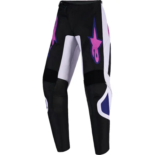 Nohavice FLUID GRID YOUTH ALPINESTARS 3740926-1568-24 detské, (čierna/svetlosivá/fialová, veľkosť 24)