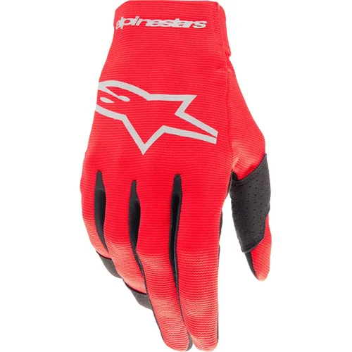 Rukavice RADAR ALPINESTARS 3541824-385-XS detské, (červená/strieborná, veľkosť XS)