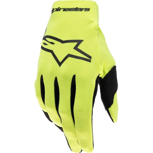 Rukavice RADAR ALPINESTARS 3541824-551-XS detské, (žltá fluo/čierna, veľkosť XS)