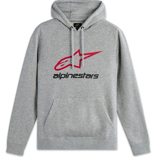 Mikina ALWAYS 2.0 ALPINESTARS 1214-51812-1131-M (sivá/červená/čierna, veľkosť M)