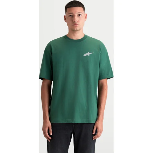 Tričko checkback oversized CSF 1236-72312-60-XL (zelená, veľkosť XL) /ALPINESTARS/ - obr. 5