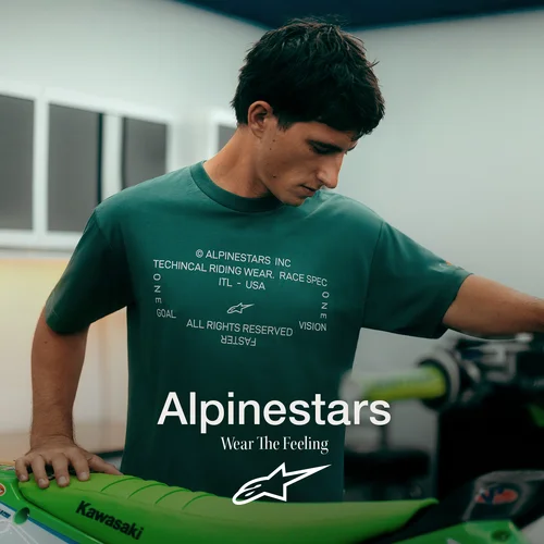 Tričko infinity oversized CSF 1236-72302-60-M (zelená, veľkosť M) /ALPINESTARS/ - obr. 3