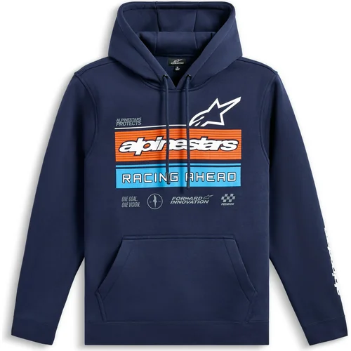 Mikina HARKEN HOODIE ALPINESTARS 1235-51400-70-M (modrá, veľkosť M)