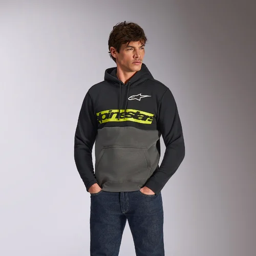 Mikina PARALLEL HOODIE (čierna/sivá, veľkosť M) /ALPINESTARS/ - obr. 3