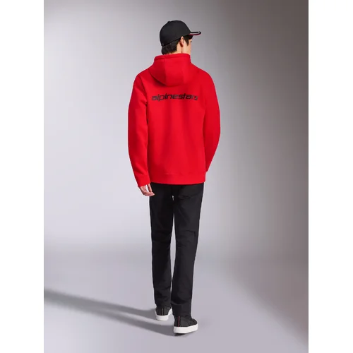 Mikina transverse hoodie (červená, veľkosť L) /ALPINESTARS/ - obr. 4