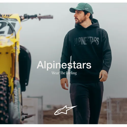 Mikina shaw oversized hoodie (čierna/čierna, veľkosť S) /ALPINESTARS/ - obr. 3