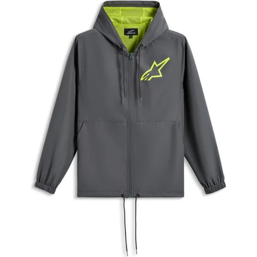 Bunda speeder chromium windbreaker ALPINESTARS 1235-11500-1996-L (sivá/žltá fluo, veľkosť L)