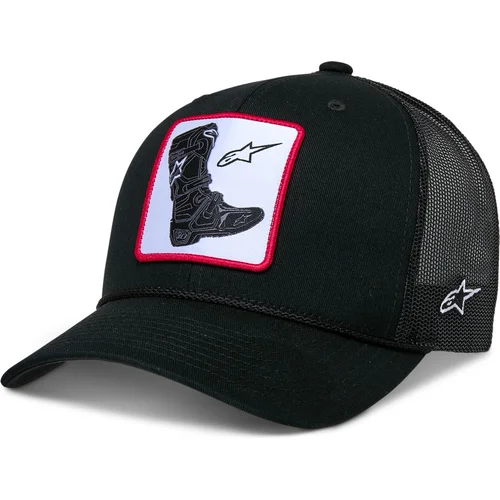 Čierna/čierna) 1235-81465-1010-OS šiltovka BOOTED /ALPINESTARS/