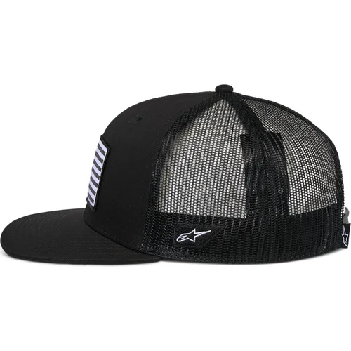 Čierna/čierna) šiltovka FLAG FLAT /ALPINESTARS/ - obr. 1